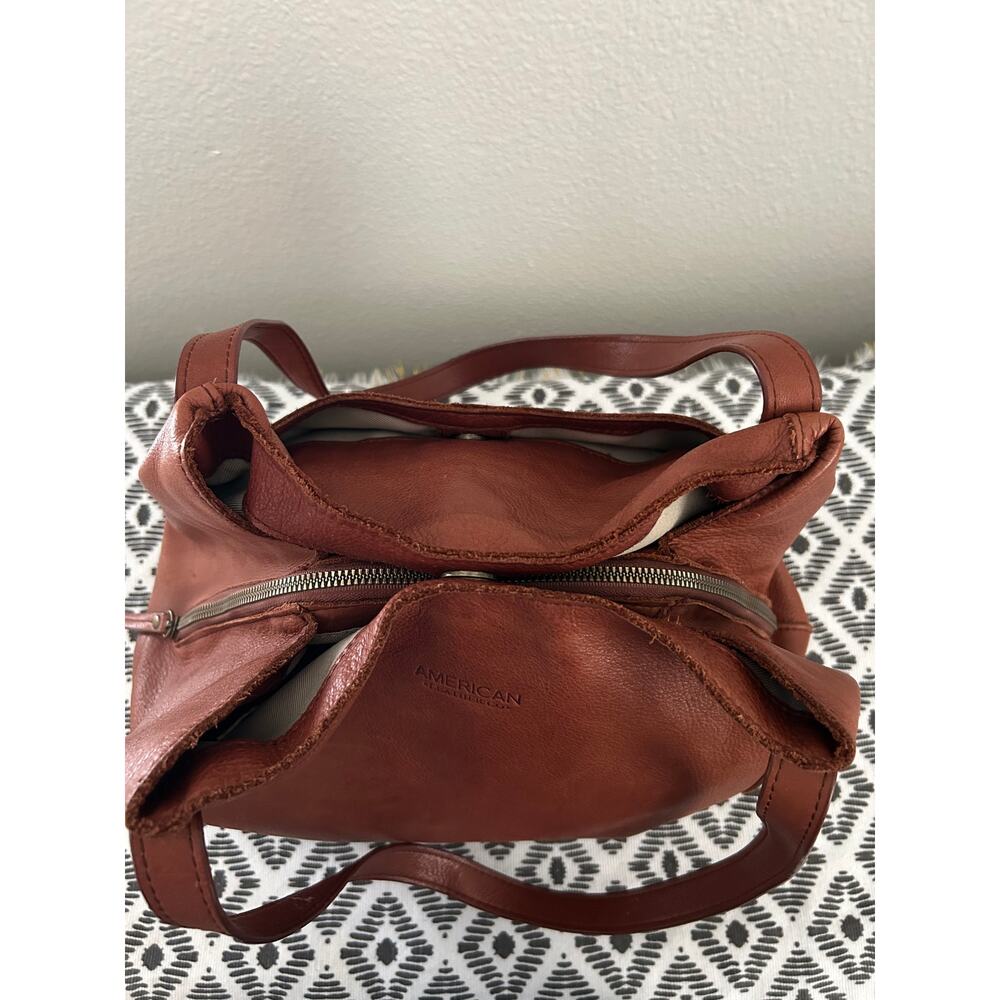 AMERICAN LEATHER CO LIBERTY SHOPPER LEATHER BAG - Picture 5 of 12